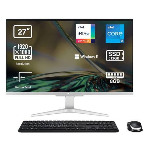 Acer Aspire C27 Intel i5 8GB RAM AIO Desktop price in hyderabad, telangana