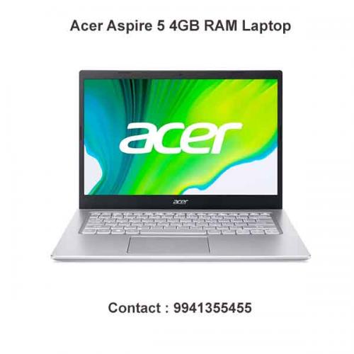 Acer Aspire 5 4GB RAM Laptop price in hyderabad, telangana