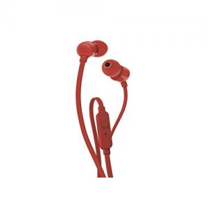 JBL T110 Wired In Red Ear Headphones price in hyderabad, telangana