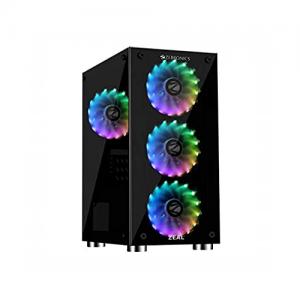 Zebronics Zeb 876B Zeal Gaming Chassis Cabinet price in hyderabad, telangana, nellore, vizag, bangalore